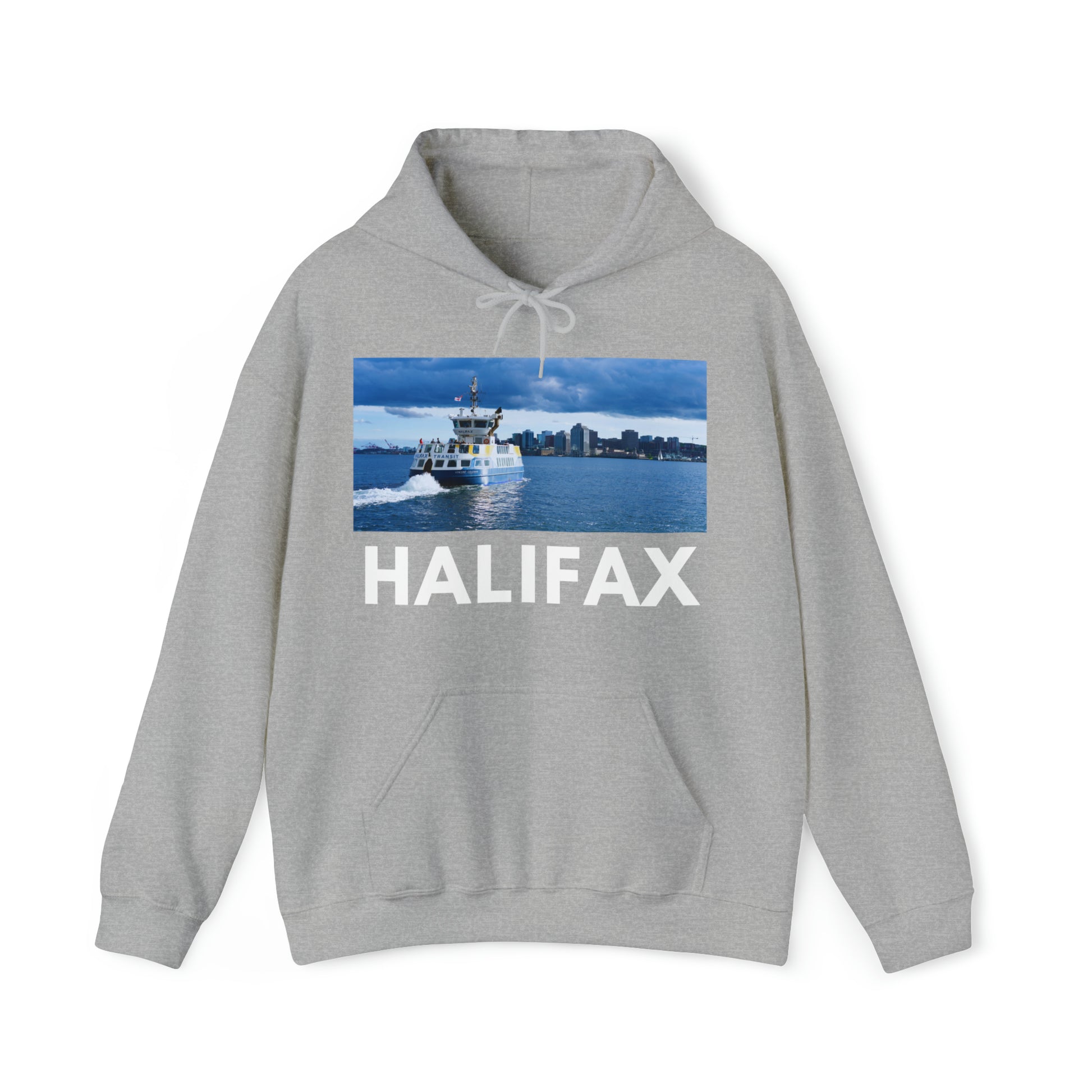 5XL Sport Grey Halifax Hoodie: The Ferry from HoodySZN.com