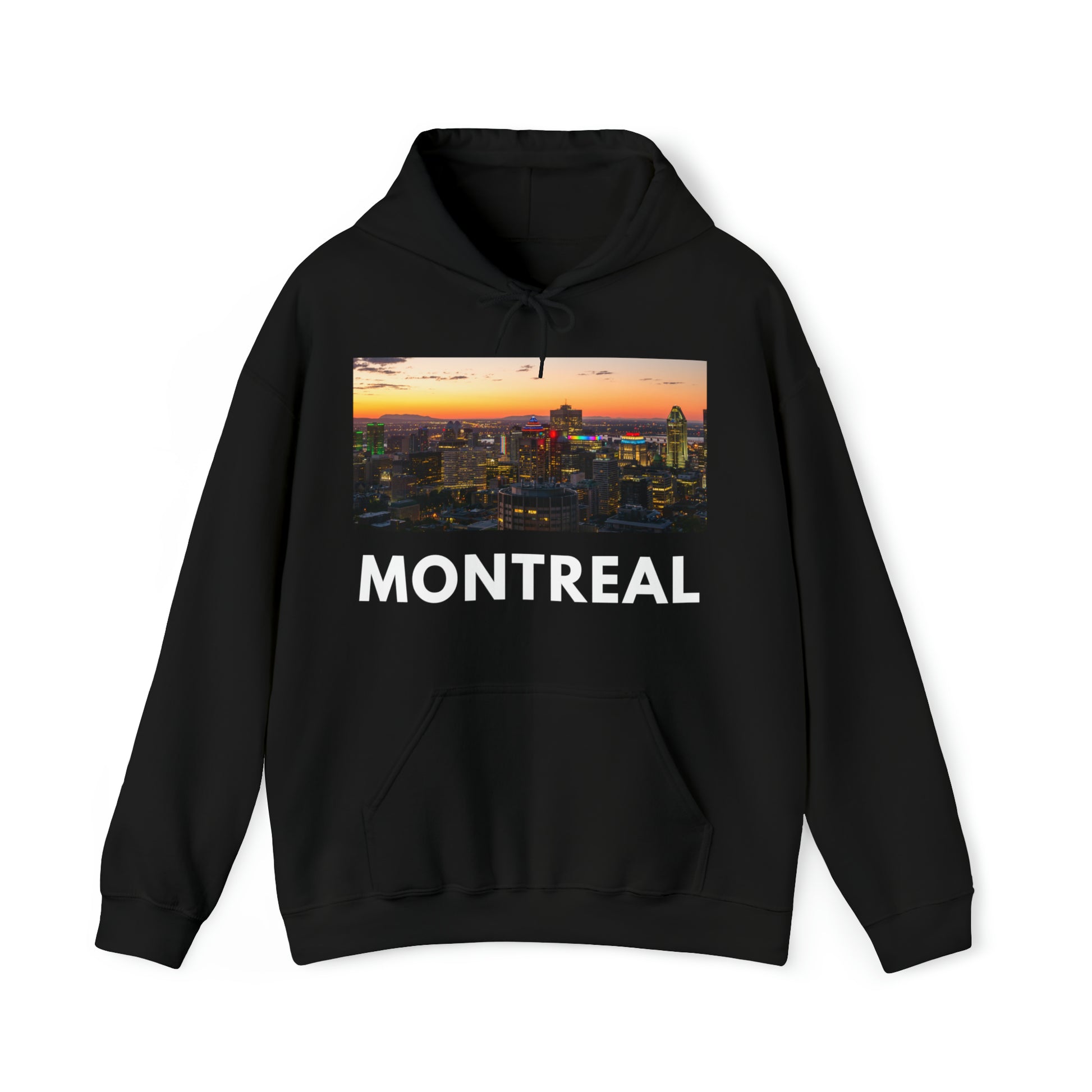 S Black Montreal Hoodie: City Scape from HoodySZN.com