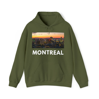 S Military Green Montreal Hoodie: City Scape from HoodySZN.com