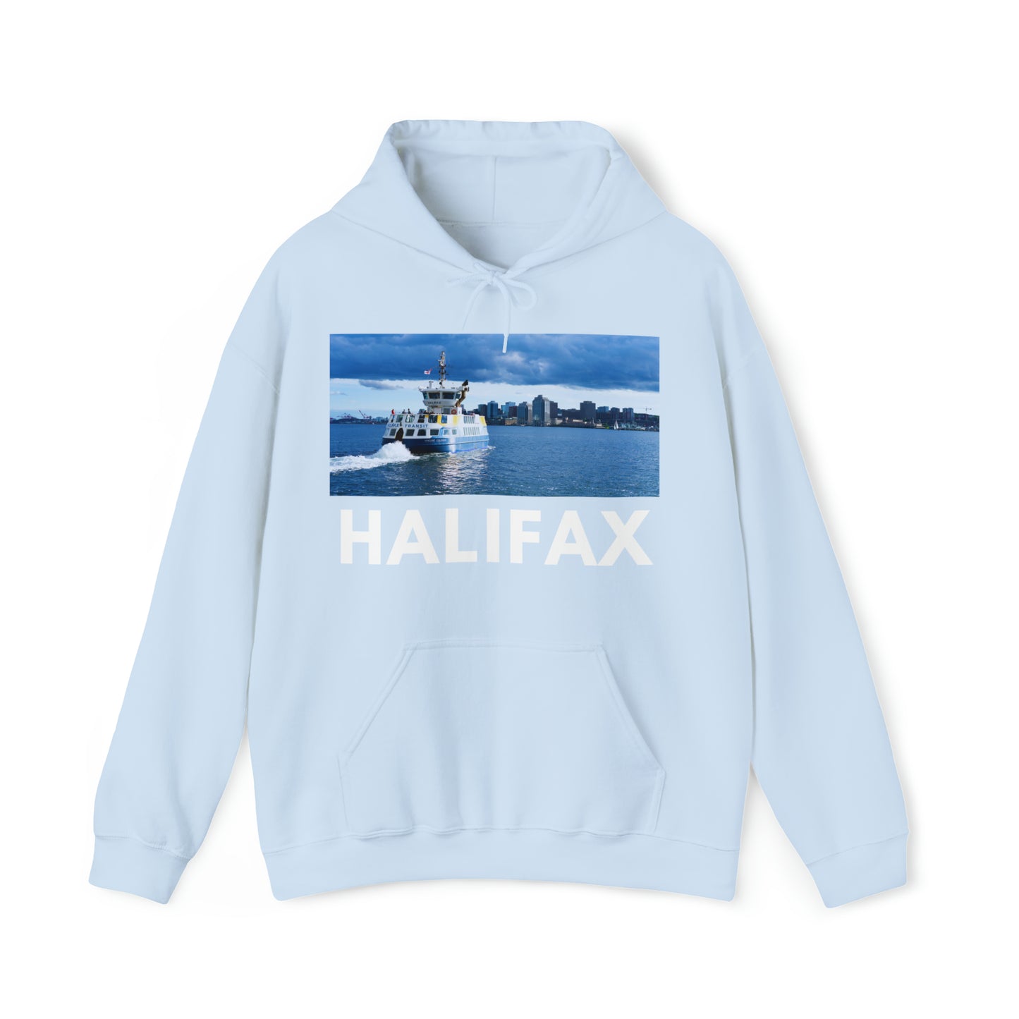 2XL Light Blue Halifax Hoodie: The Ferry from HoodySZN.com
