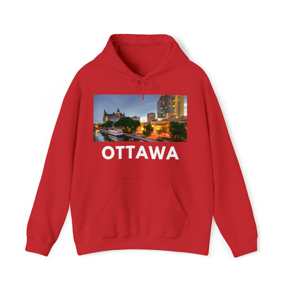 S Red Ottawa Hoodie: Parked Canal from HoodySZN.com