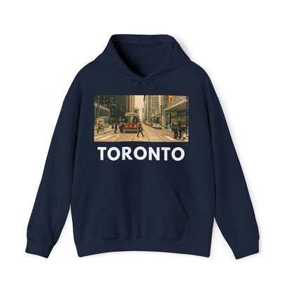 XL Navy Toronto Hoodie: Downtown Action from HoodySZN.com