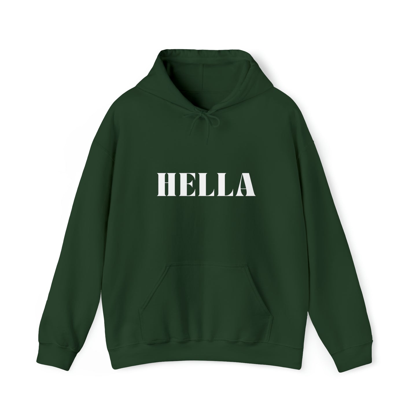 S Forest Green Hella Hoodie from HoodySZN.com