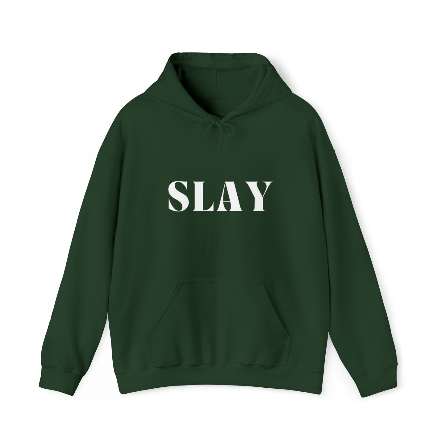 S Forest Green Slay Hoodie from HoodySZN.com