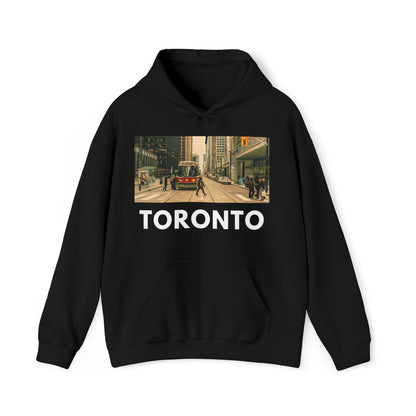 3XL Black Toronto Hoodie: Downtown Action from HoodySZN.com