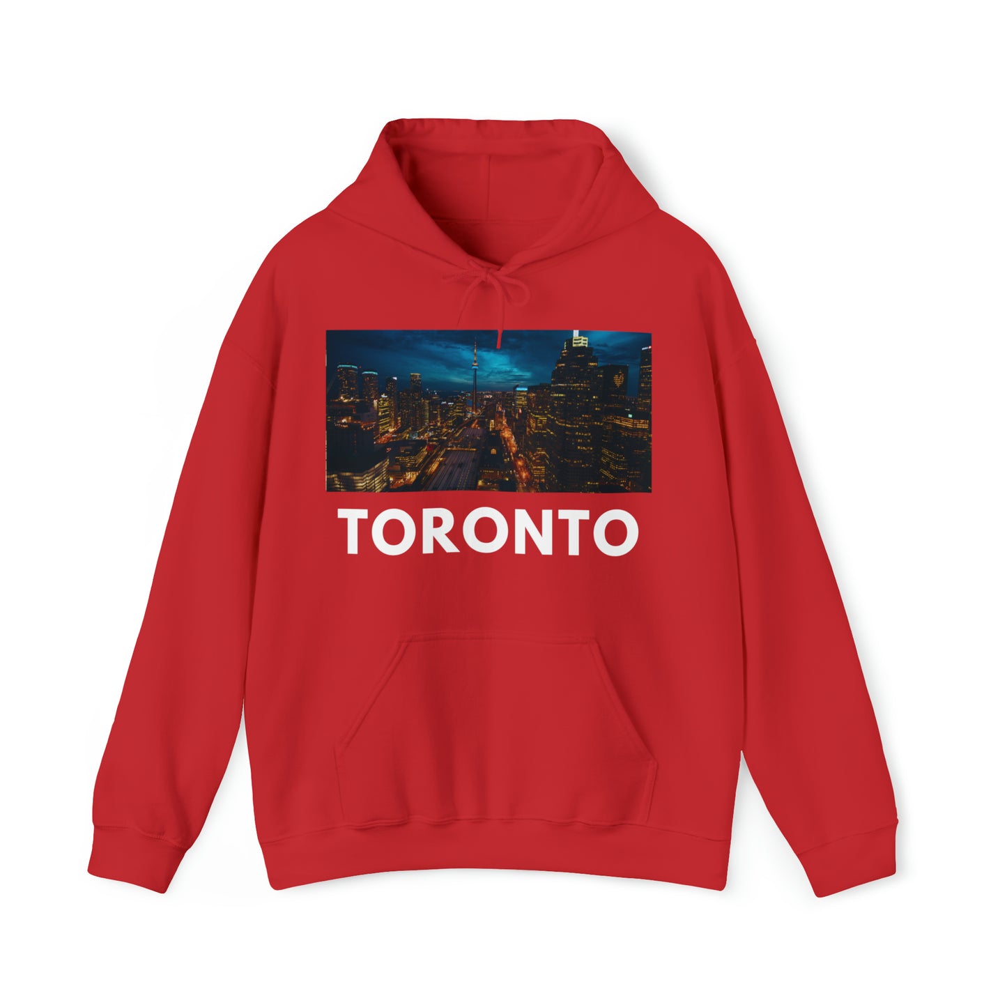 L Red Toronto Hoodie: CN by Night from HoodySZN.com