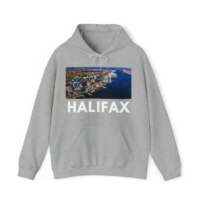 4XL Sport Grey Halifax Hoodie: The Waterfront from HoodySZN.com