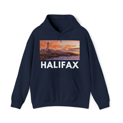 2XL Navy Halifax Hoodie: Peggy's Cove from HoodySZN.com